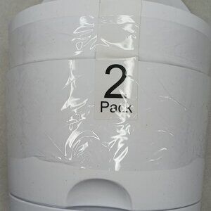 2pk Room Essentials White Indoor/Outdoor Plastic Wall-Mount Plastic Planter,new